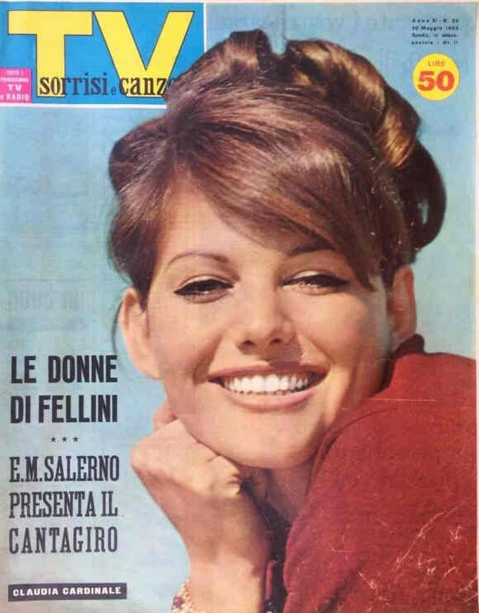 SORRISI E CANZONI TV magazine side cover Issue 20 20 May 1962