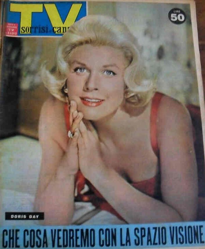 SORRISI E CANZONI TV magazine side cover Issue 30 29 July 1962