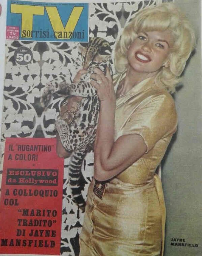 SORRISI E CANZONI TV magazine side cover Issue 51 23 December 1962