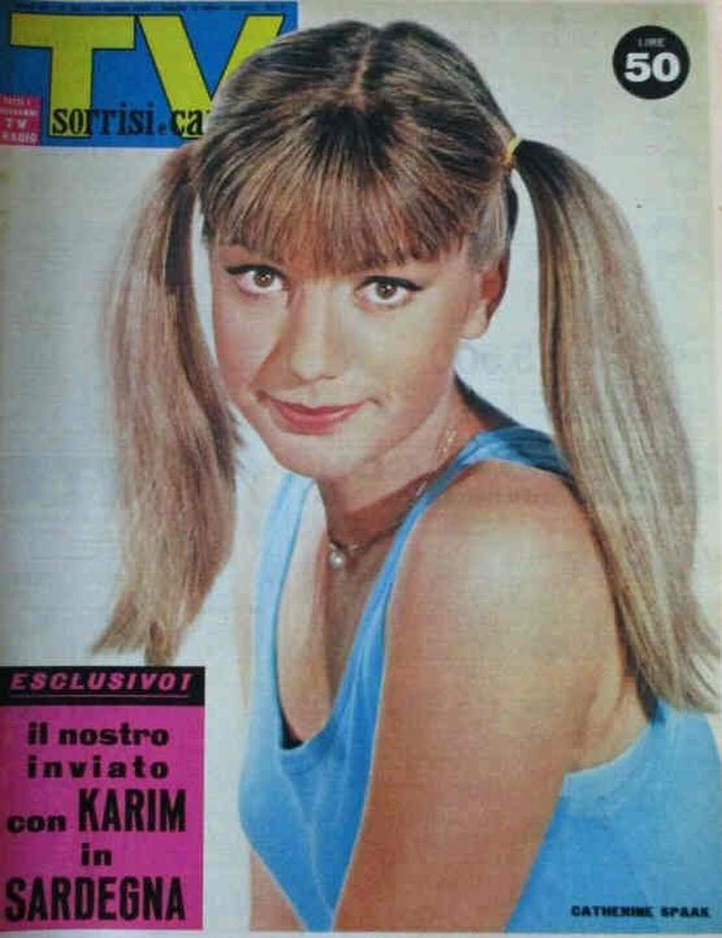 SORRISI E CANZONI TV magazine side cover Issue 34 25 August 1963