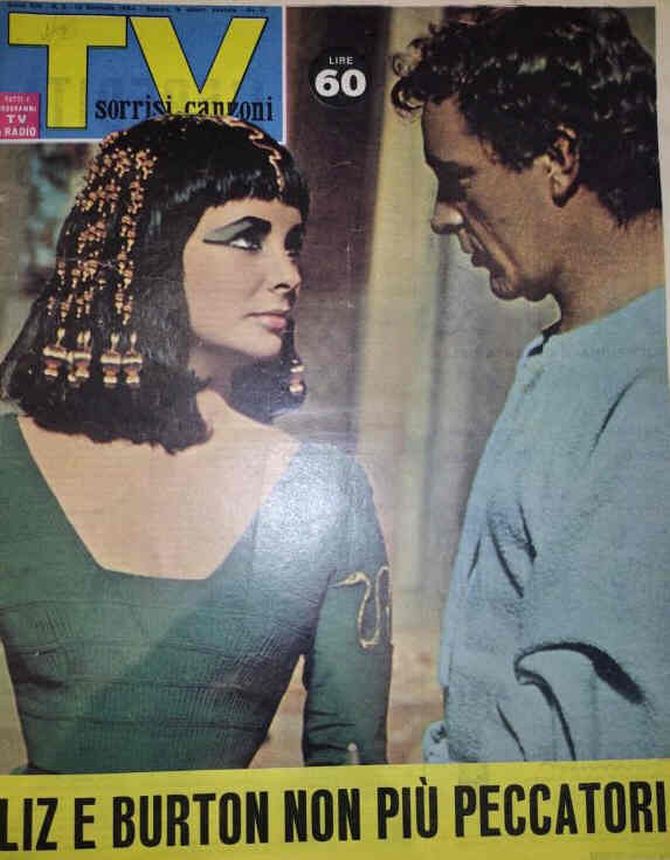 SORRISI E CANZONI TV magazine side cover Issue 2 12 January 1964