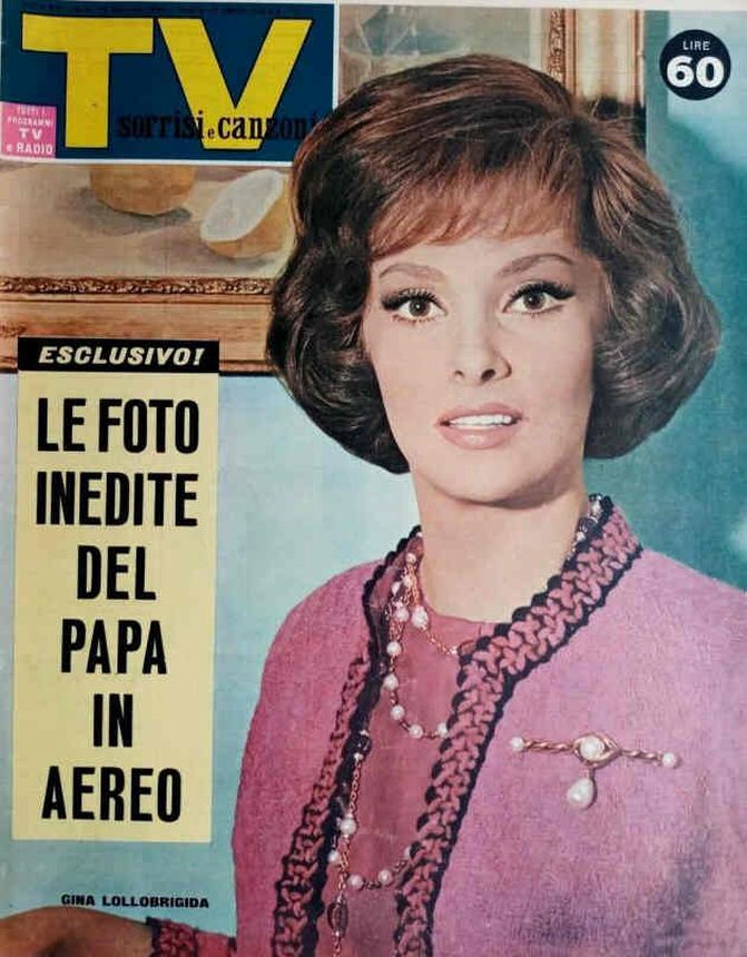 SORRISI E CANZONI TV magazine side cover Issue 3 19 January 1964
