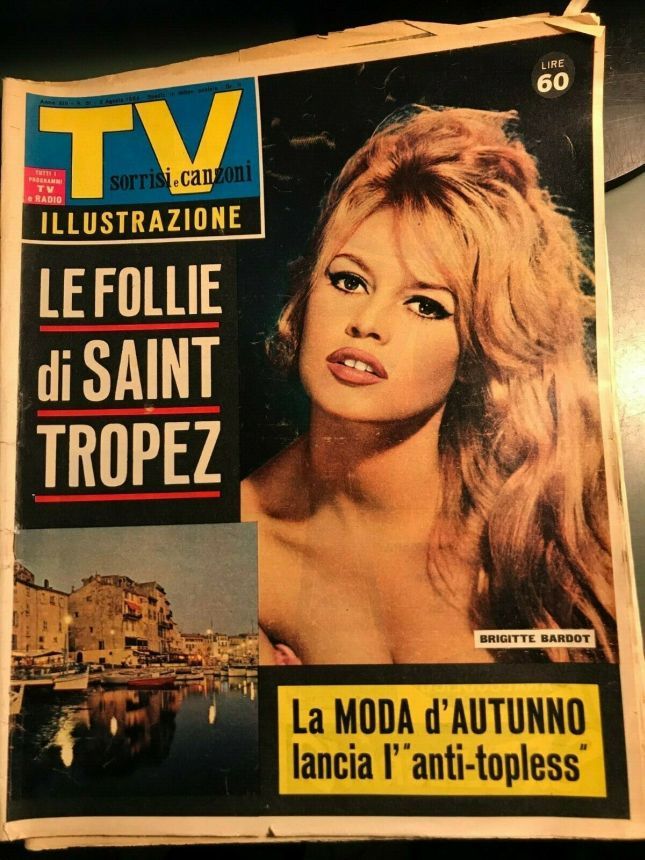 SORRISI E CANZONI TV magazine side cover Issue 31 2 August 1964
