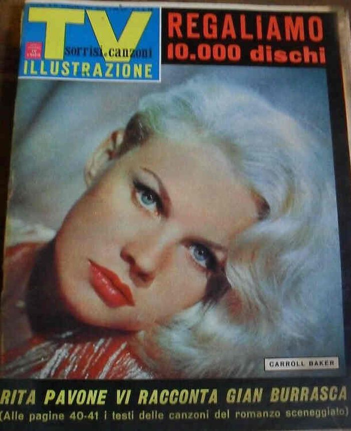 SORRISI E CANZONI TV magazine side cover Issue 51 20 December 1964