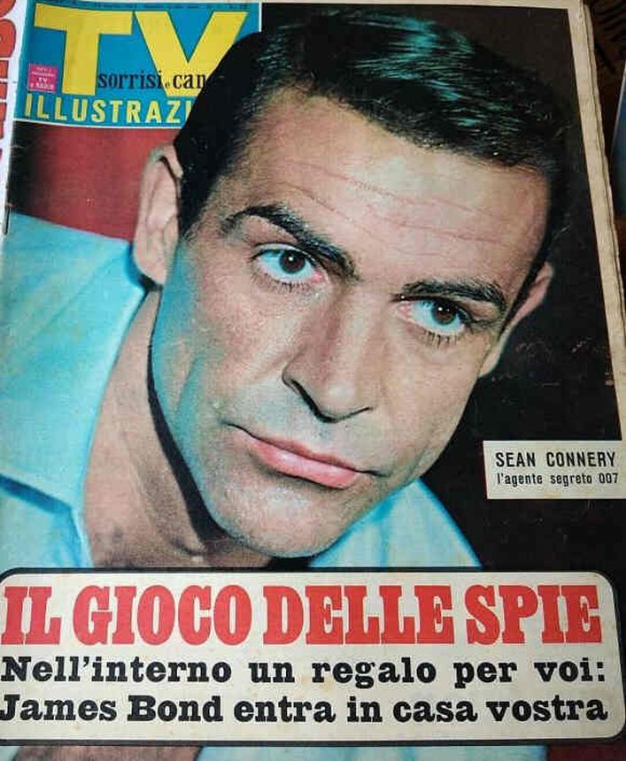 SORRISI E CANZONI TV magazine side cover Issue 17 25 April 1965