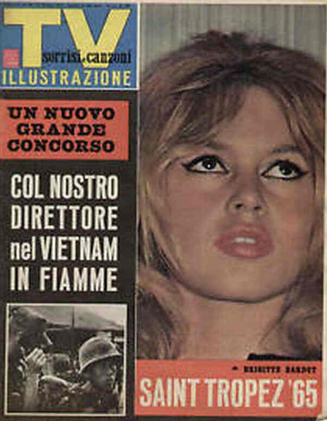 SORRISI E CANZONI TV magazine side cover Issue 26 27 June 1965