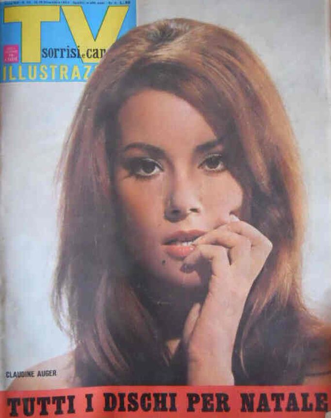 SORRISI E CANZONI TV magazine side cover Issue 50 12 December 1965