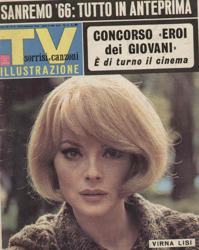 SORRISI E CANZONI TV magazine side cover Issue 3 16 January 1966