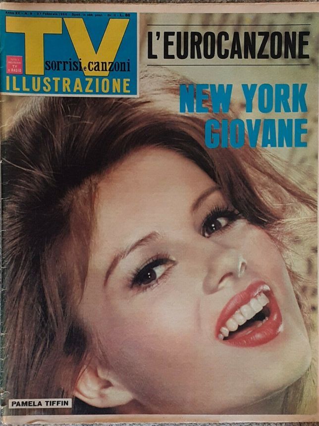 SORRISI E CANZONI TV magazine side cover Issue 9 7 February 1966