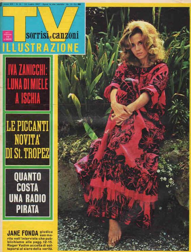 SORRISI E CANZONI TV magazine side cover Issue 31 30 July 1967