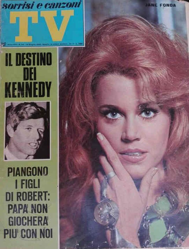 SORRISI E CANZONI TV magazine side cover Issue 24 16 June 1968