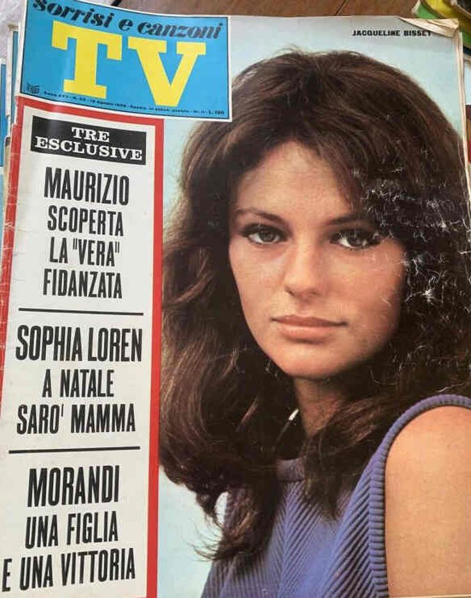 SORRISI E CANZONI TV magazine side cover Issue 33 18 August 1968