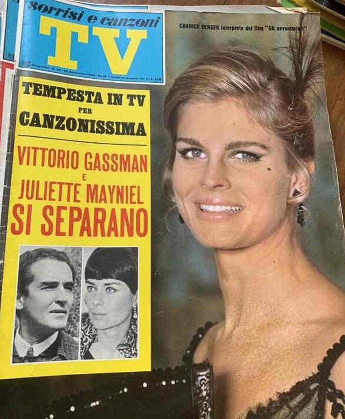 SORRISI E CANZONI TV magazine side cover Issue 38 22 September 1968