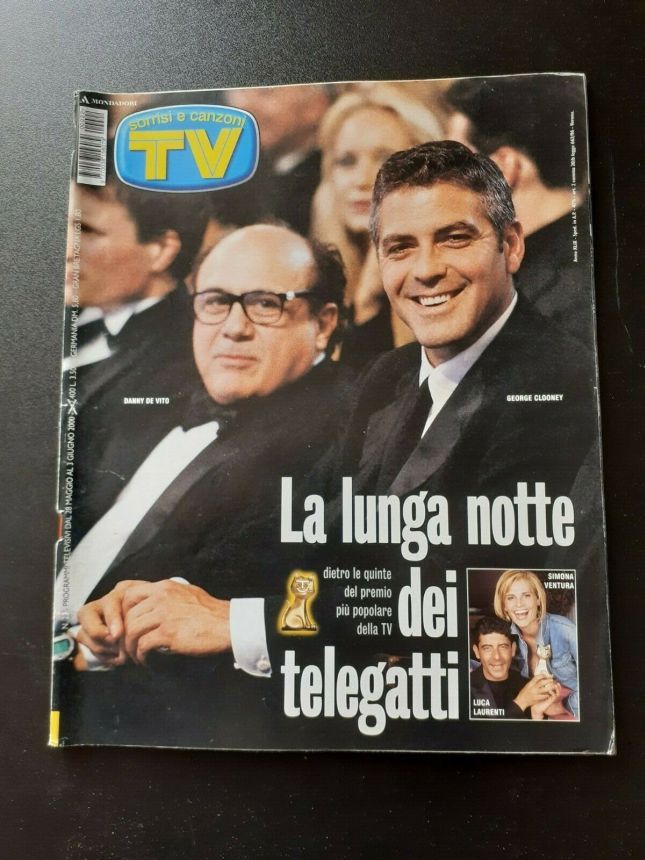 SORRISI E CANZONI TV magazine side cover Issue 22 28 May 2000
