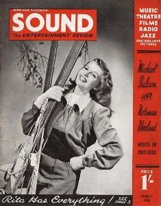 SOUND (UK) magazine side cover  March 1946