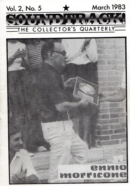SOUNDTRACK magazine side cover Issue 5  1983