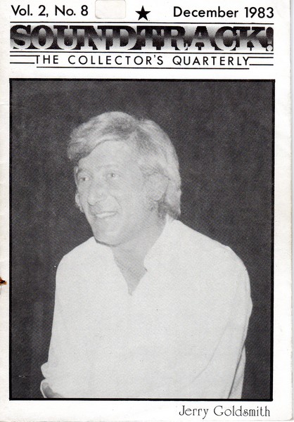 SOUNDTRACK magazine side cover Issue 8  1983