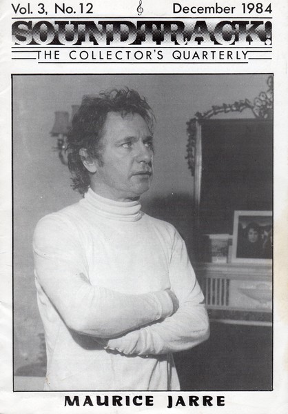 SOUNDTRACK magazine side cover Issue 12  1984