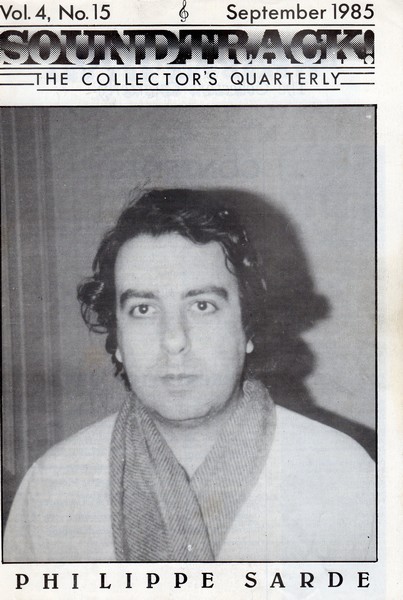 SOUNDTRACK magazine side cover Issue 15  1985