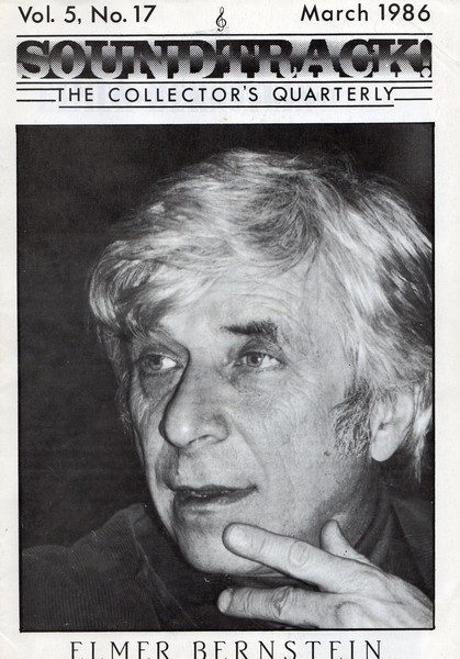 SOUNDTRACK magazine side cover Issue 17  1986