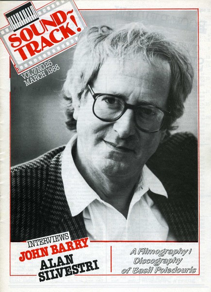SOUNDTRACK magazine side cover Issue 25  1988