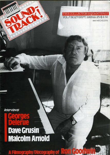 SOUNDTRACK magazine side cover Issue 27  1988