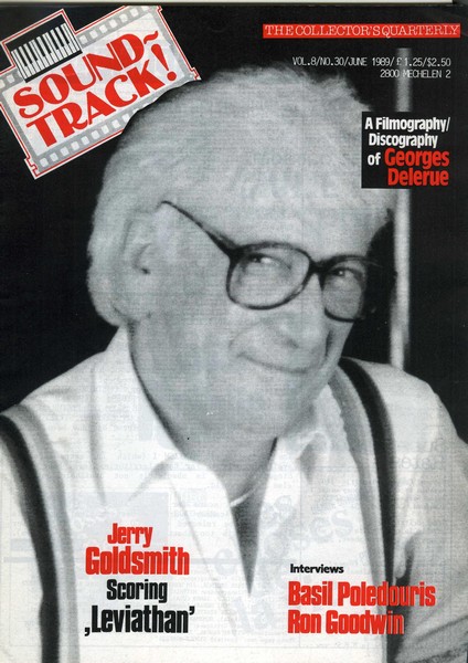 SOUNDTRACK magazine side cover Issue 30  1989