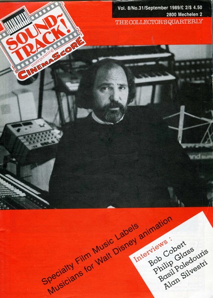 SOUNDTRACK magazine side cover Issue 31  1989