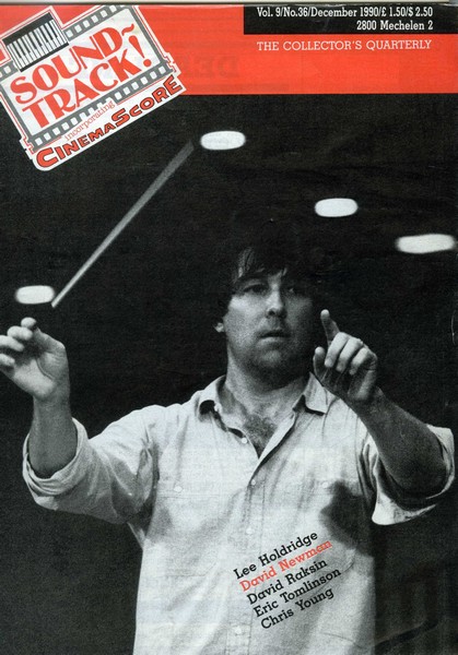 SOUNDTRACK magazine side cover Issue 36  1990