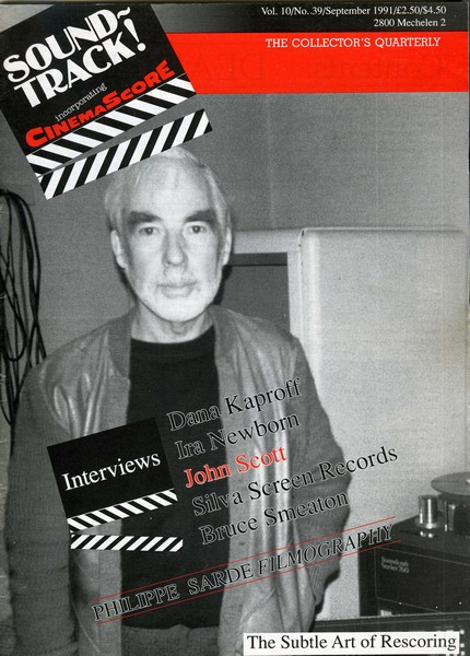 SOUNDTRACK magazine side cover Issue 39  1991