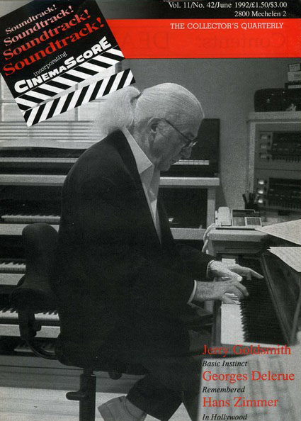 SOUNDTRACK magazine side cover Issue 42  1992