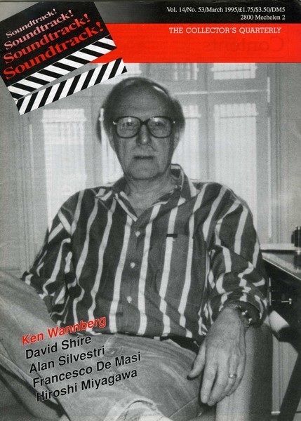 SOUNDTRACK magazine side cover Issue 53  1995