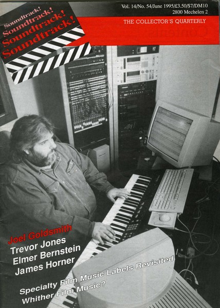 SOUNDTRACK magazine side cover Issue 54  1995