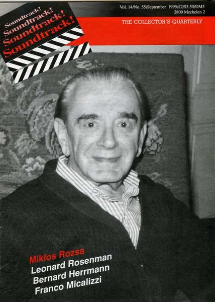 SOUNDTRACK magazine side cover Issue 55  1995