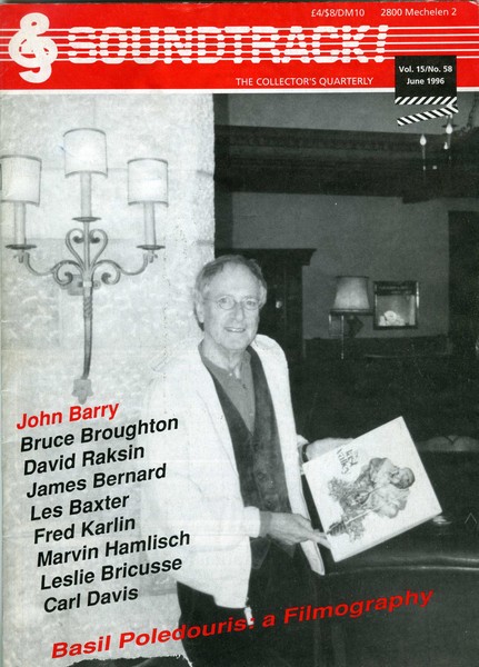 SOUNDTRACK magazine side cover Issue 58  1996