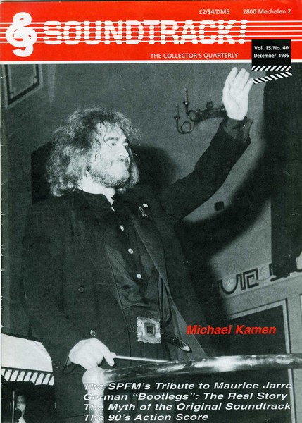 SOUNDTRACK magazine side cover Issue 60  1996