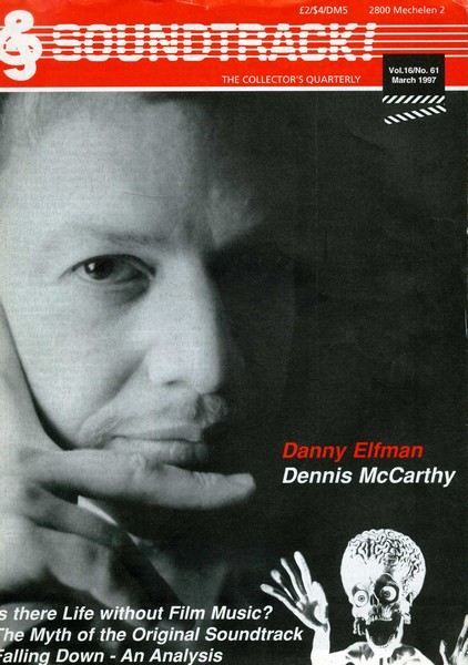 SOUNDTRACK magazine side cover Issue 61  1997