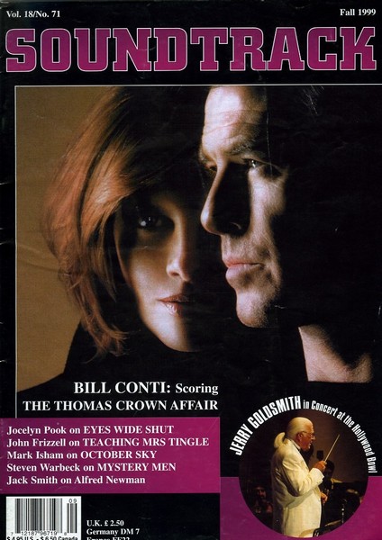 SOUNDTRACK magazine side cover Issue 71  1999