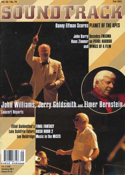 SOUNDTRACK magazine side cover Issue 79  2001
