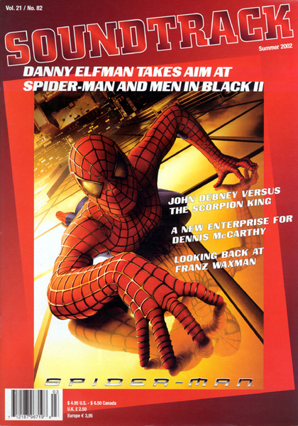 SOUNDTRACK magazine side cover Issue 82  2002
