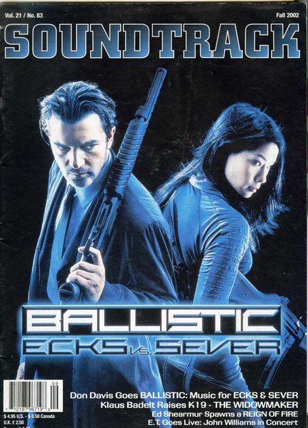 SOUNDTRACK magazine side cover Issue 83  2002