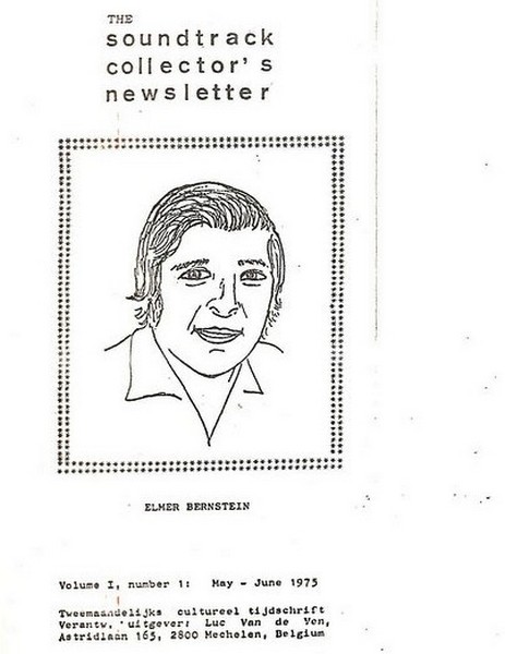 SOUNDTRACK magazine side cover Issue 1  1975