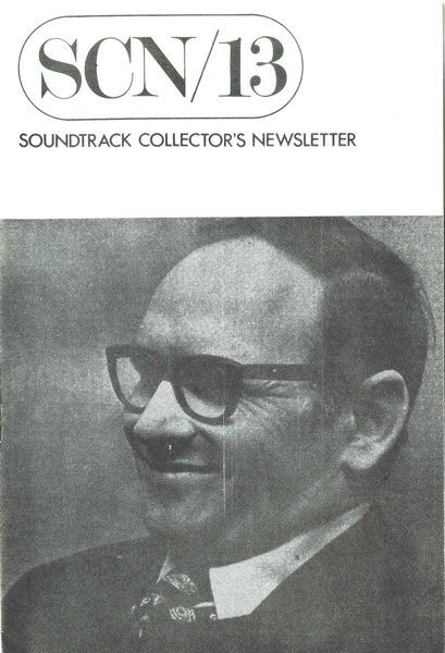 SOUNDTRACK magazine side cover Issue 13  1978