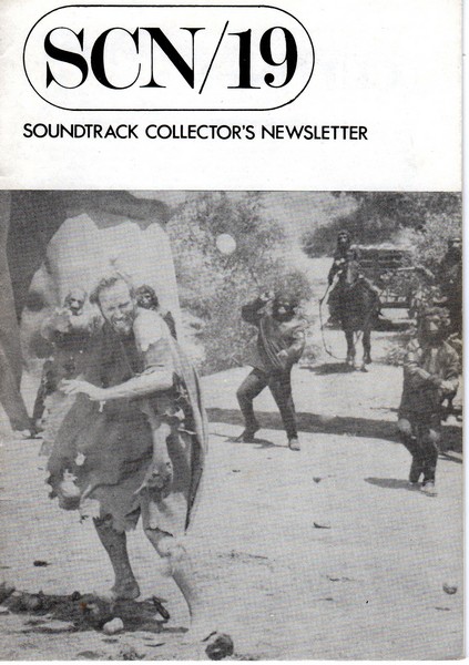 SOUNDTRACK magazine side cover Issue 19  1979