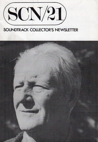 SOUNDTRACK magazine side cover Issue 21  1980