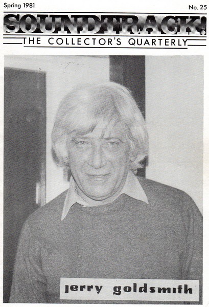 SOUNDTRACK magazine side cover Issue 25  1981