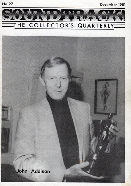 SOUNDTRACK magazine side cover Issue 27  1981