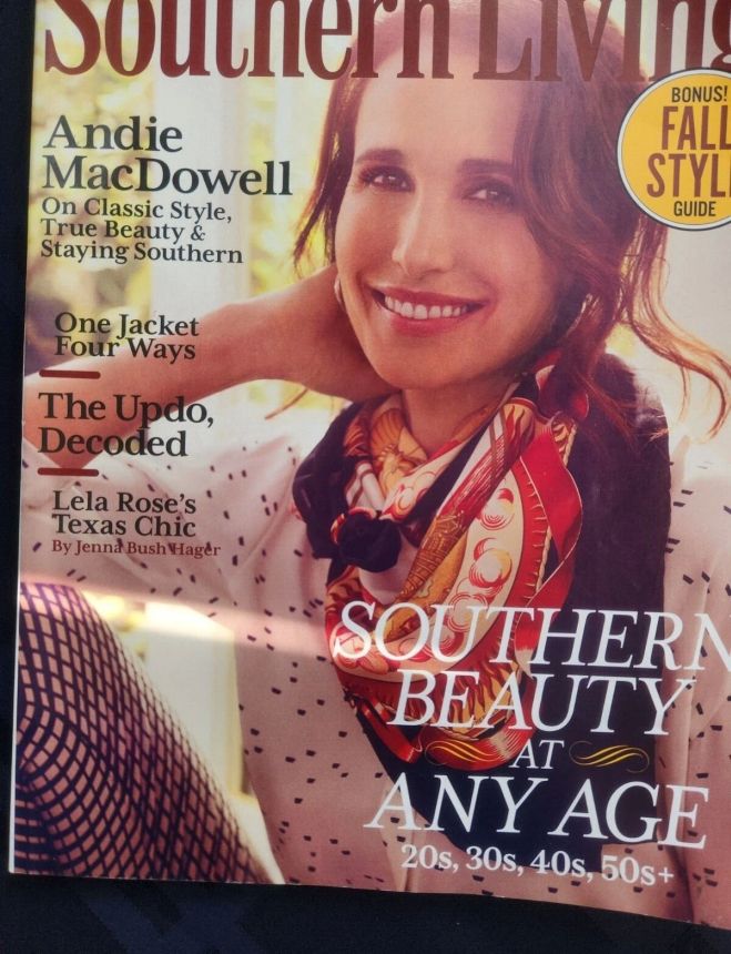 SOUTHERN LIVING magazine side cover  September 2014