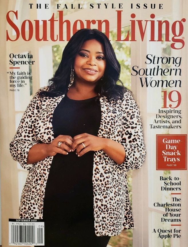 SOUTHERN LIVING magazine side cover  September 2019