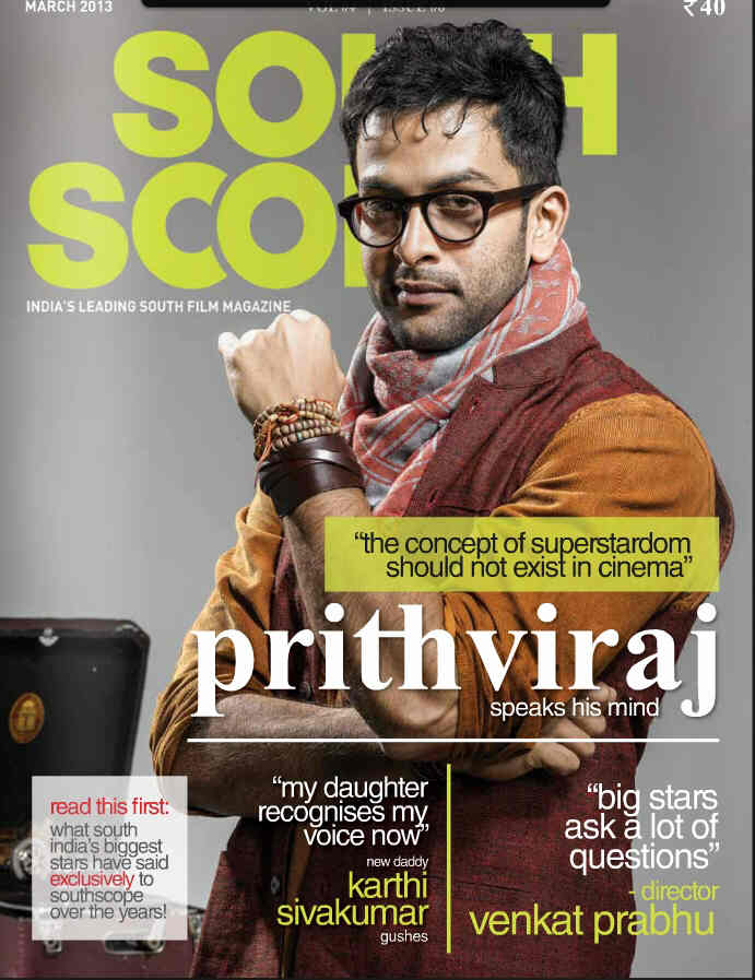 SOUTHSCOPE magazine side cover March 2013